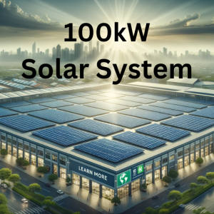 100kW solar system installation