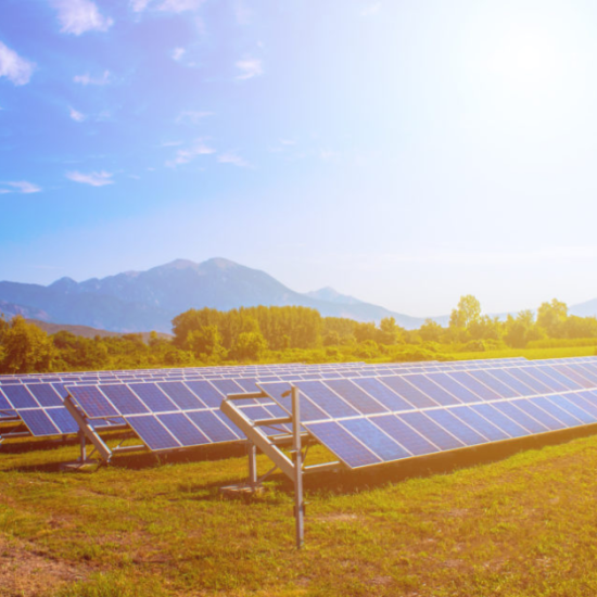 Solar Farming in Australia with inverter