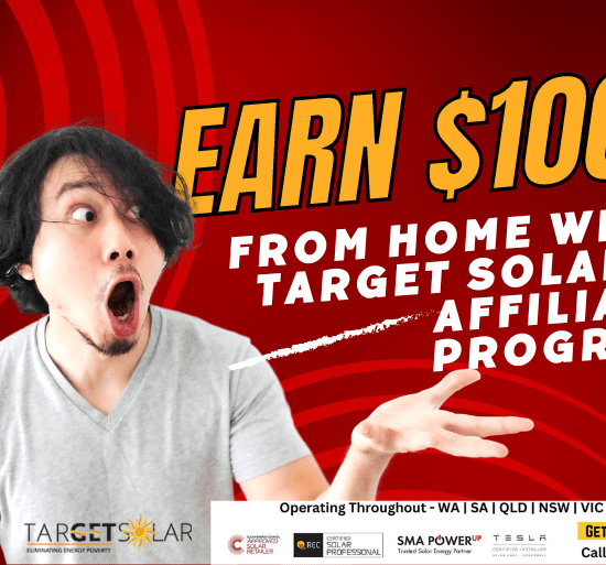 Earn $100 from home with Target Solar's Affiliate Program