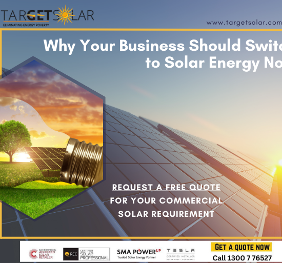 Why Your Business Should Switch to Solar Energy Now